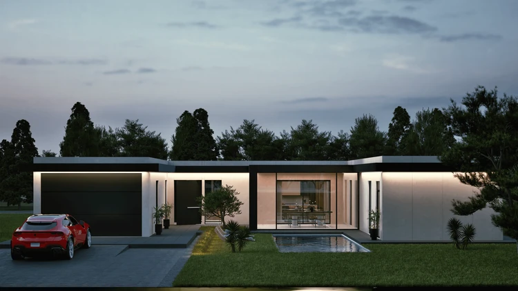 luxury home CC Shape Frontal