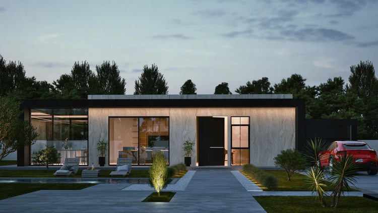 Luxury home_Quadrata piccola_Frontale