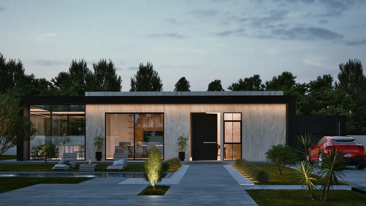 Luxury home_Quadrata piccola_Frontale