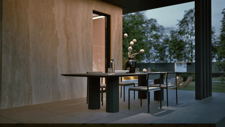 luxury home L Shape Detail